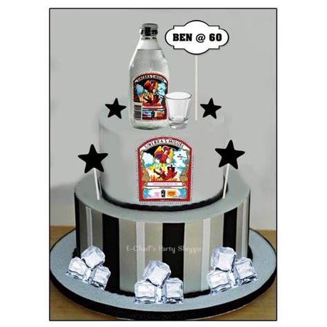 gin bilog cake topper|Ginebra Gin Themed Cake Topper Set with free customized .
